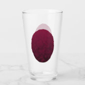 Zerdrückte Blüte Glas (Rückseite)