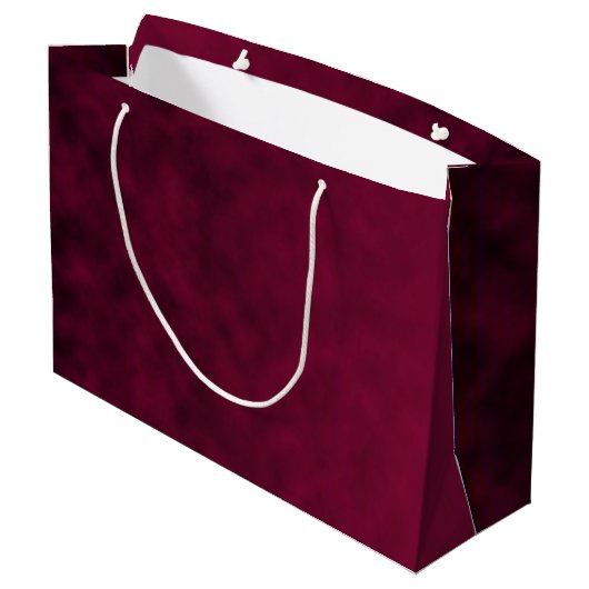 Zerdrückte Blüte Große Geschenktüte (Rückseite Schrägansicht)