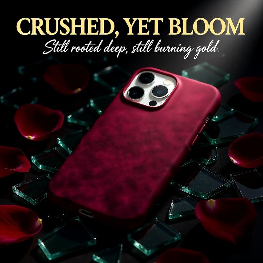 Zerdrückte Blüte iPhone Hülle