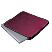 Zerdrückte Blüte Laptopschutzhülle (Vorne Knopf)