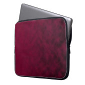 Zerdrückte Blüte Laptopschutzhülle (Vorderseite Links)