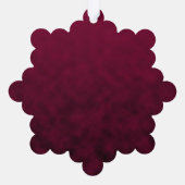 Zerdrückte Blüte Ornament Karte (Rückseite)