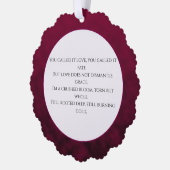 Zerdrückte Blüte Ornament Karte (Links)