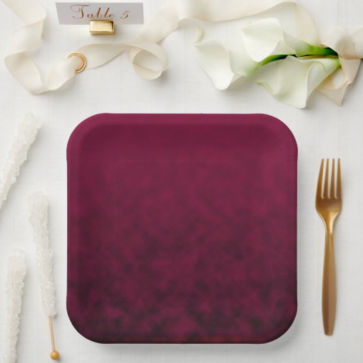 Zerdrückte Blüte Pappteller (Hochzeit)