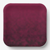 Zerdrückte Blüte Pappteller (Vorderseite)