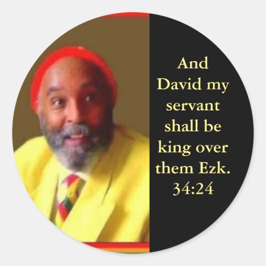 Zere Yacob Ezekiel 37 Aufkleber (Vorderseite)