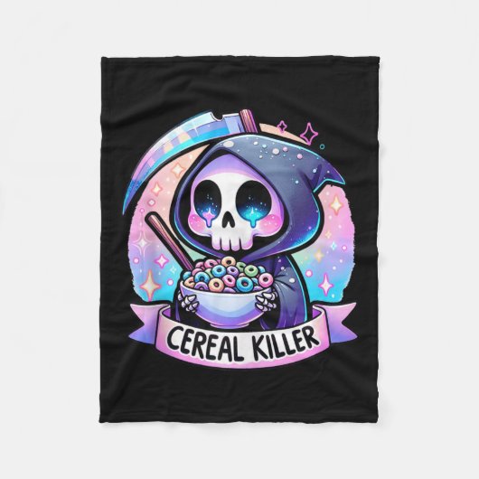 Zerealien Killer Frühstück Getreidefälle Getreide Fleecedecke (Vorderseite)