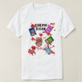 Zerealien Killer Funny Lazy Last Minute Hallowee T-Shirt (Design vorne)