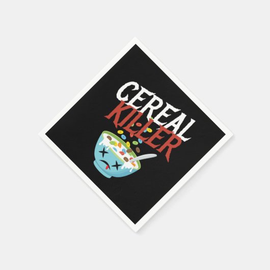 Zerealien Killer Halloween Kostümmonster Serviette (Ecke)