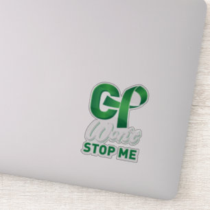 Zerebral Palsy Awareness CP wird mich nicht stoppe Aufkleber