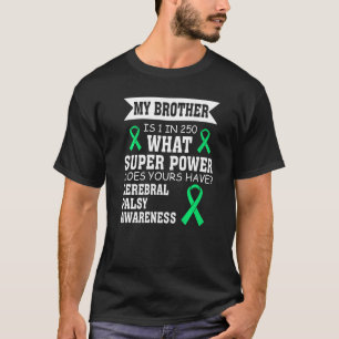 Zerebral Palsy Bewusstsein Cp Krieger Mein Bruder T-Shirt