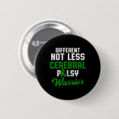 Zerebral Palsy Cp Bewusstsein Proud Krieger Überle Button (Vorne & Hinten)