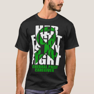 Zerebral Palsy Karriere Monat Grüne Rippe T-Shirt