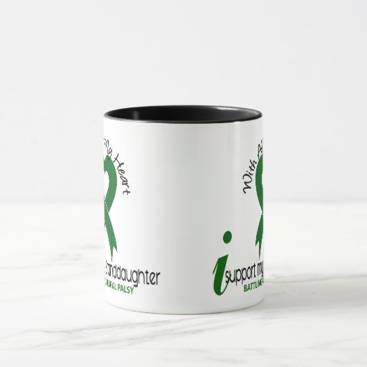 Zerebrale Lähmung stütze ich meine Enkelin Tasse (Zentrum)