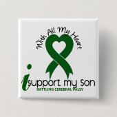 Zerebrale Lähmung stütze ich meinen Sohn Button (Vorderseite)
