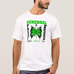 Zerebrale Lähmungs-Bewusstseins-Schmetterling T-Shirt