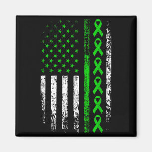 Zerebralparese-Bewusstsein amerikanische Flagge fü Magnet