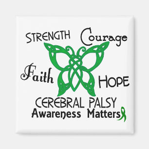 Zerebralparese Celtic Butterfly 3 Magnet