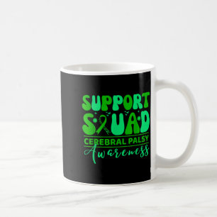 Zerebralparese CP-Bewusstseins-Lächeln-Gesichtsunt Kaffeetasse