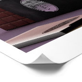 Zeremonialkatzen II (Katze Nr. 6) Poster (Ecke)