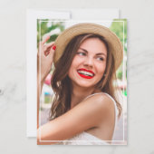 Zeremonie des Abschlusses der Blumenschule Bordeau Einladung (Rückseite)