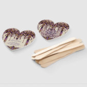 Zeremonie Fan | Wisteria Masquerade Wedding Progra Fächer (Non-assembled)