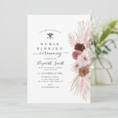 Zeremonie für das Picknick in der Rose Einladung (Stehend Vorderseite)