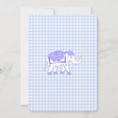 Zeremonie für den ersten Reis Annaprashan Einladung (Rückseite)