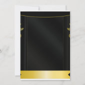 Zeremonie für den personalisierten Abschluss nach  Einladung (Rückseite)