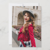 Zeremonie für die Einpfeifen von Schwarzweiß-Schwe Einladung (Rückseite)