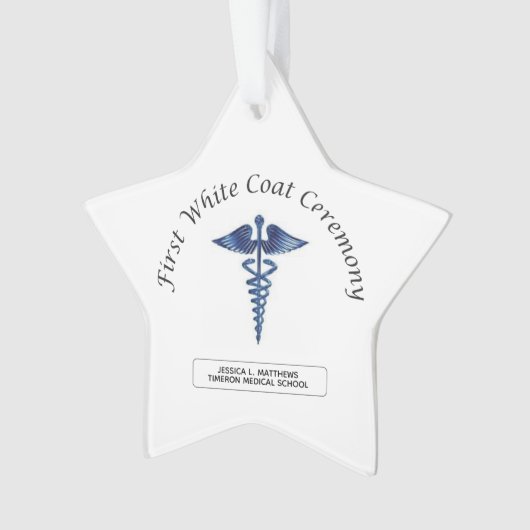 Zeremonie für die Pflege des ersten weißen Coats Ornament (Vorderseite)