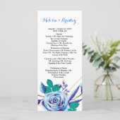 Zeremonie für geometrische Goldrahmen Programm (Stehend Vorderseite)