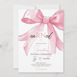 Zeremonie für Krankenpflege Einladung