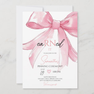 Zeremonie für Krankenpflege Einladung