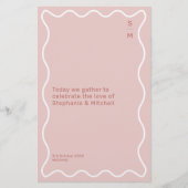 Zeremonie für Rosa und Weiße Grenze (Vorderseite)