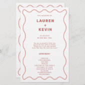 Zeremonie für Rosa und Weiße Grenze (Vorne/Hinten)