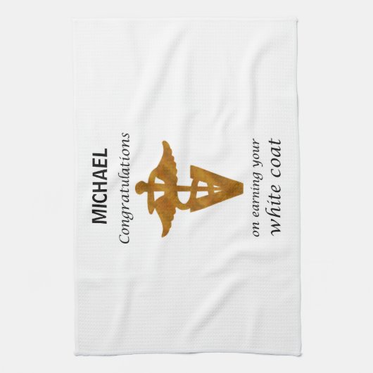 Zeremonie für Veterinärmilch Geschirrtuch (Vertikal)