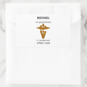 Zeremonie für Veterinärmilch Rechteckiger Aufkleber (Tasche)