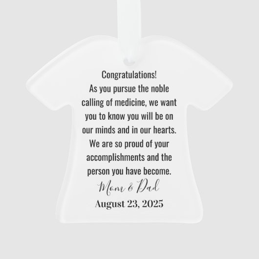 Zeremonie für Weißwolle Ornament (Rückseite)