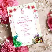 Zeremonie Haldi Kumkum Einladung