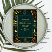 Zeremonie Haldi Kumkum Einladung