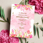 Zeremonie Haldi Kumkum Einladung