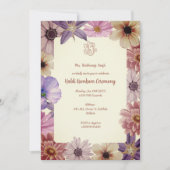 Zeremonie Haldi Kumkum Einladung (Vorderseite)