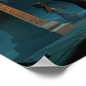 Zeremonie in Moonlit Poster (Ecke)