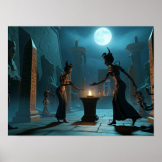 Zeremonie in Moonlit Poster