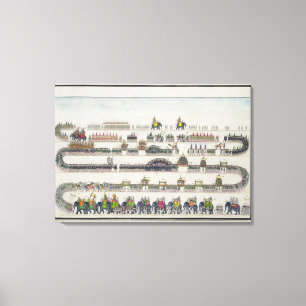 Zeremonie Muharram, Faizabad, 1772 von "The Gentil Leinwanddruck