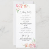 Zeremonie | Rosa und Korallenfloral (Rückseite)