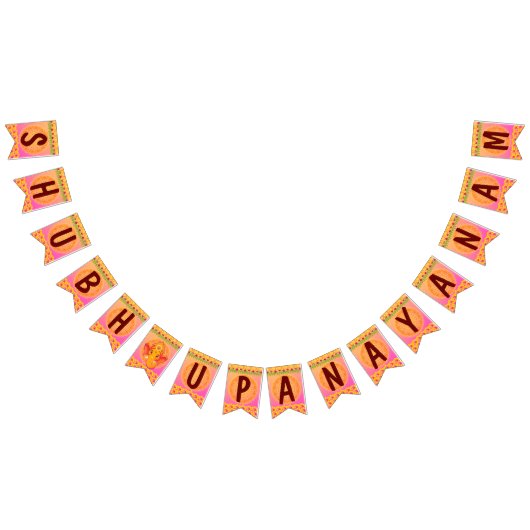 Zeremonie Thread Zeremonie in Upanayanam Willkomme Wimpelkette (Alle)