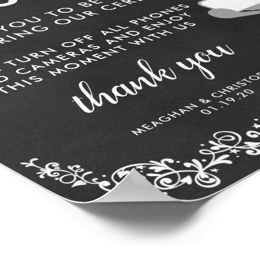 Zeremonie-Zeichen | Sei nicht dieser Typ Poster (Ecke)