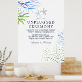 Zeremonie zum Hochzeitsfeiern mit Wasserfarbe Poster (Küche)